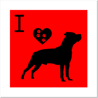 I love American Staffordshire Terrier Posters and Art